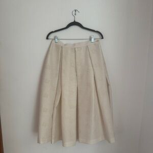 Vintage Tricot Comme des Garçons Ivory Wool Skirt
